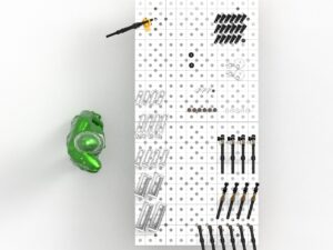 stół spawalniczy cubeweld ultimate 28 2400x1200mm + pakiet narzędzi 2 widok z góry